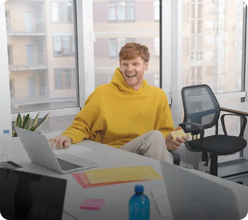 Developer working efficiently
